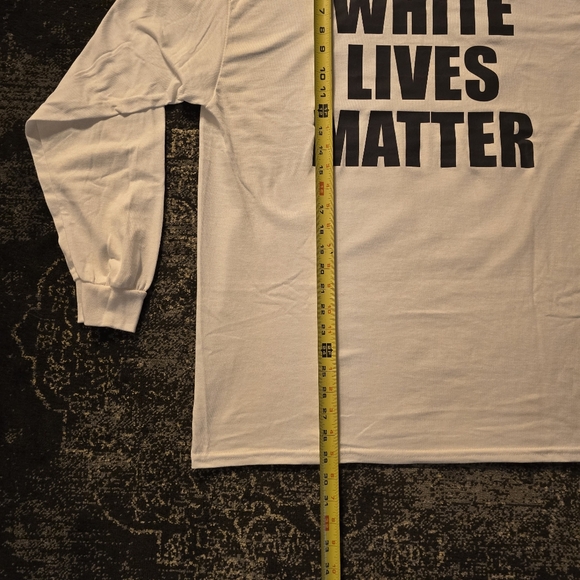 BOOTLEG White Lives Matter long-sleeve - Picture 9 of 9